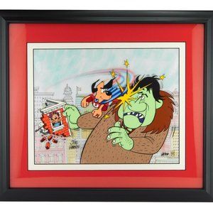 UNDERDOG Limited Edition Cel The BIG HIT Signed Joe Harris Art
